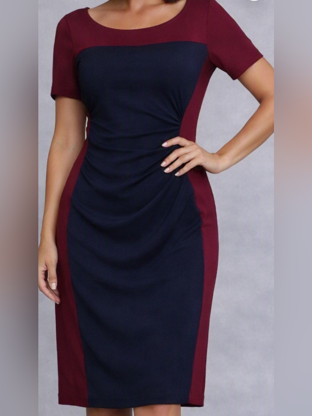 Ralph Loren Elegant Two-Tone Dress, size 10